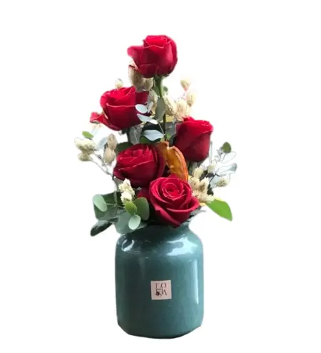 Old Vase 5 li Tasarım Güller