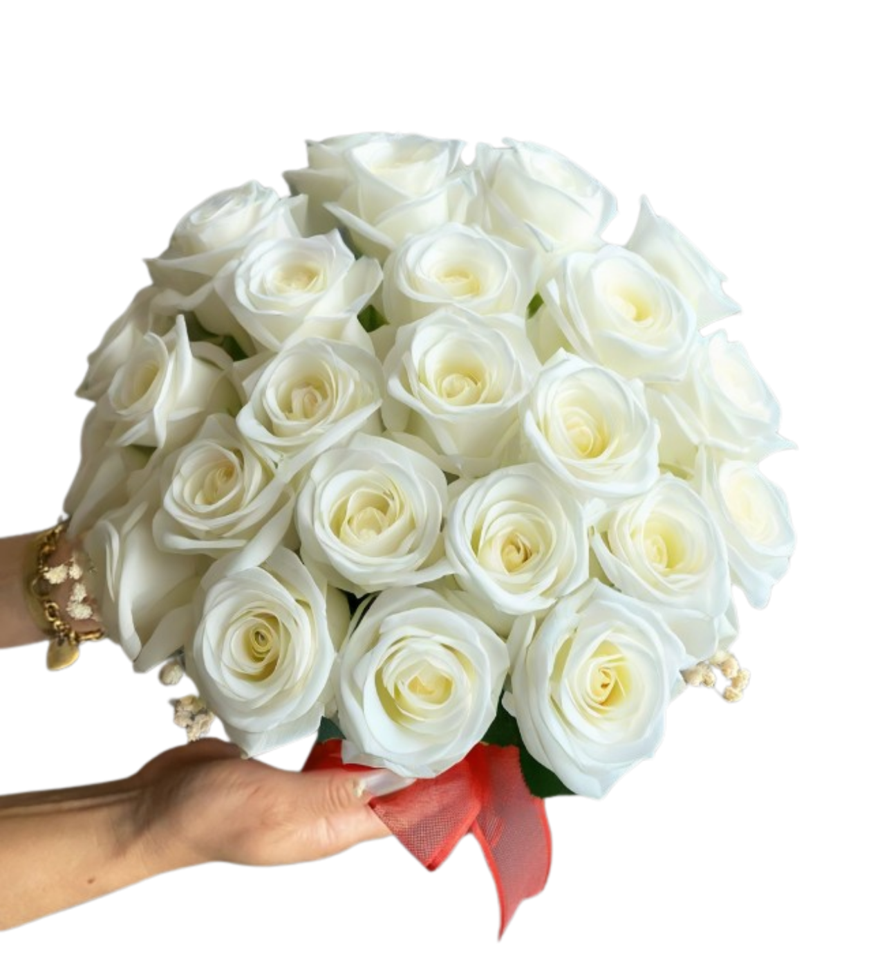Aşkın Ritmi – 23’lü Kadife Beyaz Gül Kutu Aranjman | Floksia Flowers