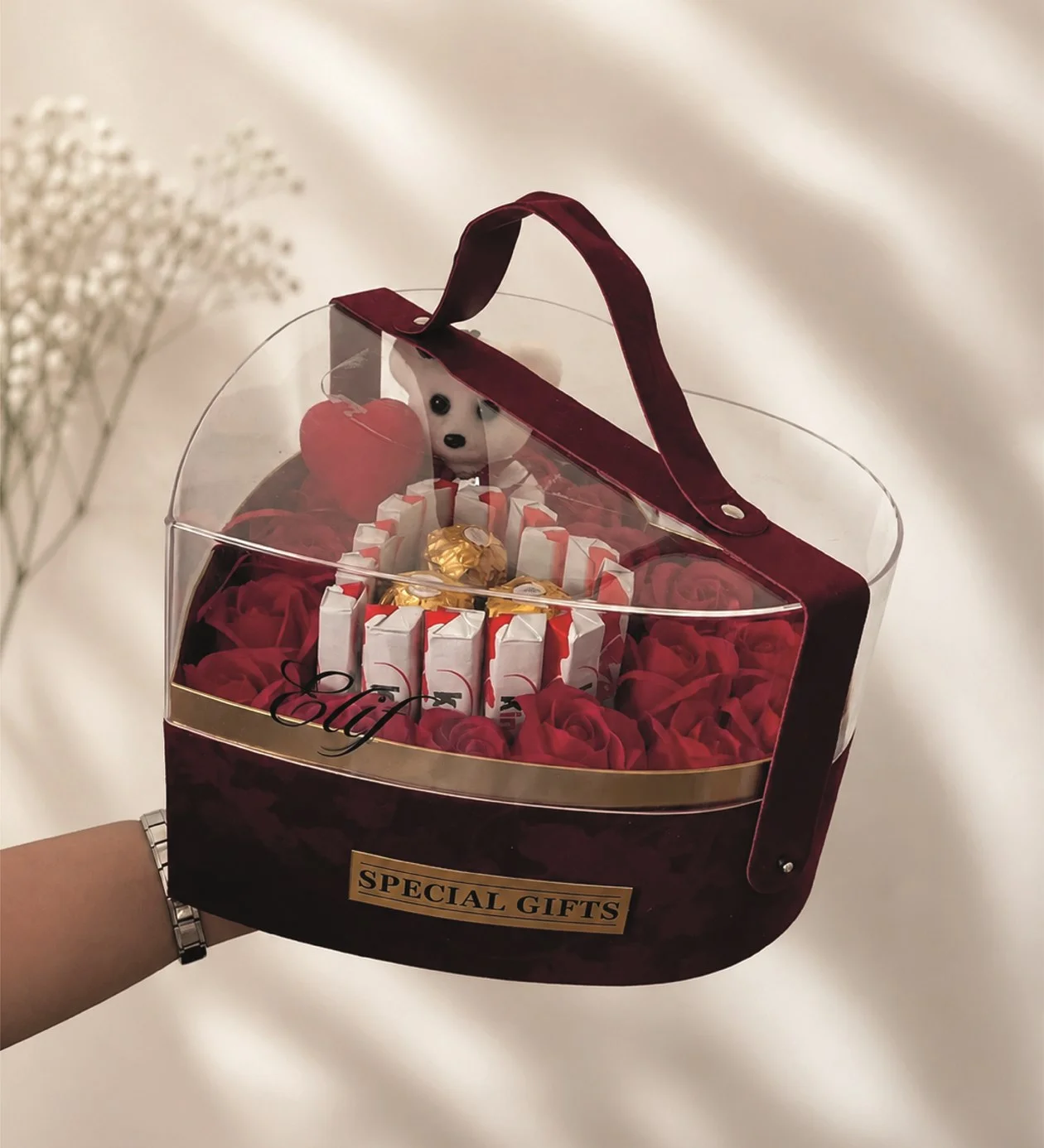 Golden Red Bag