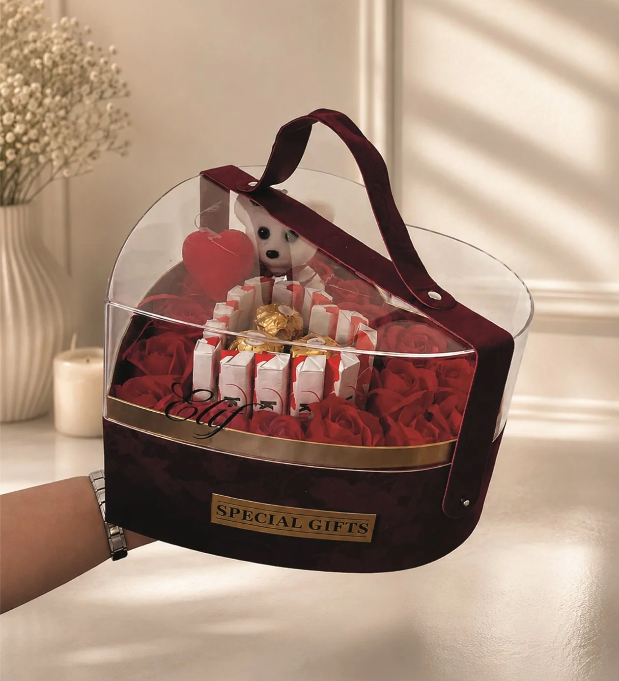 Golden Red Bag