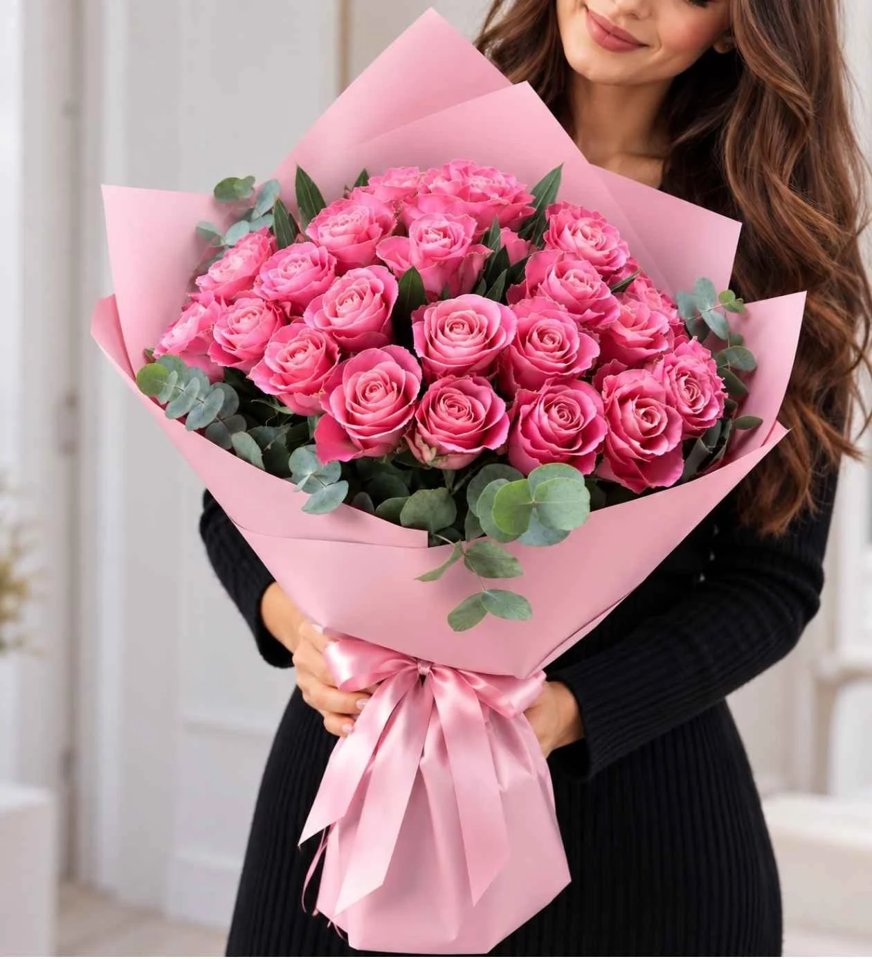 25 Li Vip Pembe Gül