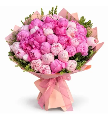 Pembe Rüya Şakayık Buketi